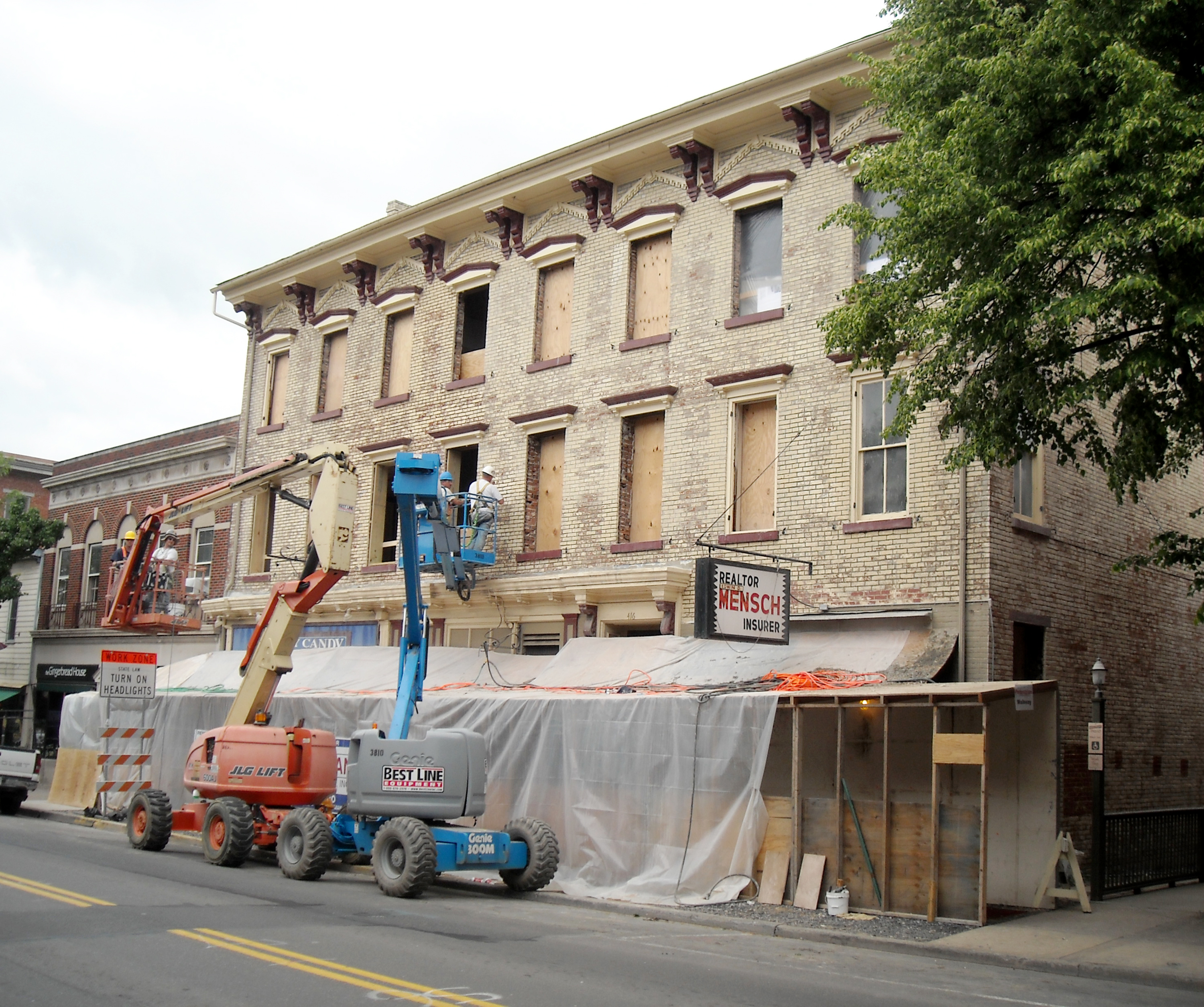 Renovations of the DeWitt Building at Bucknell University.