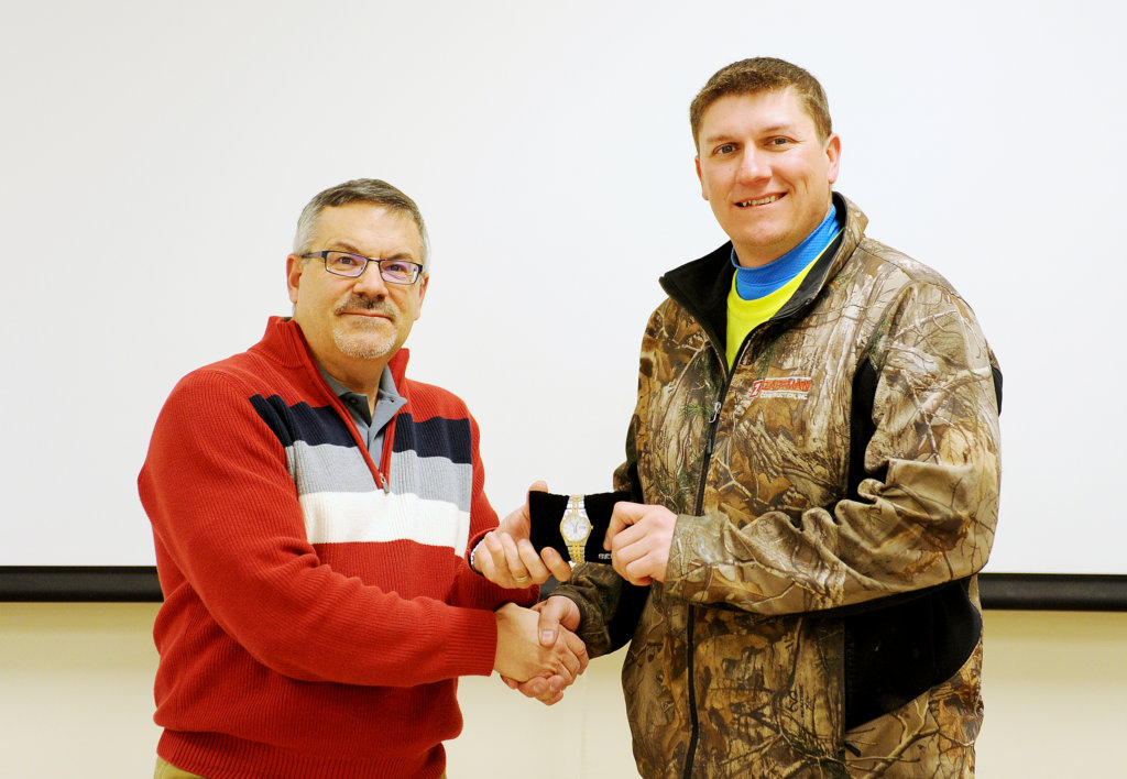 Construction Superintendent Zach Boyer earned 25,000 safety hours.