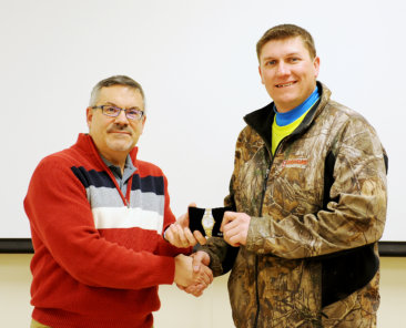 Construction Superintendent Zach Boyer earned 25,000 safety hours.