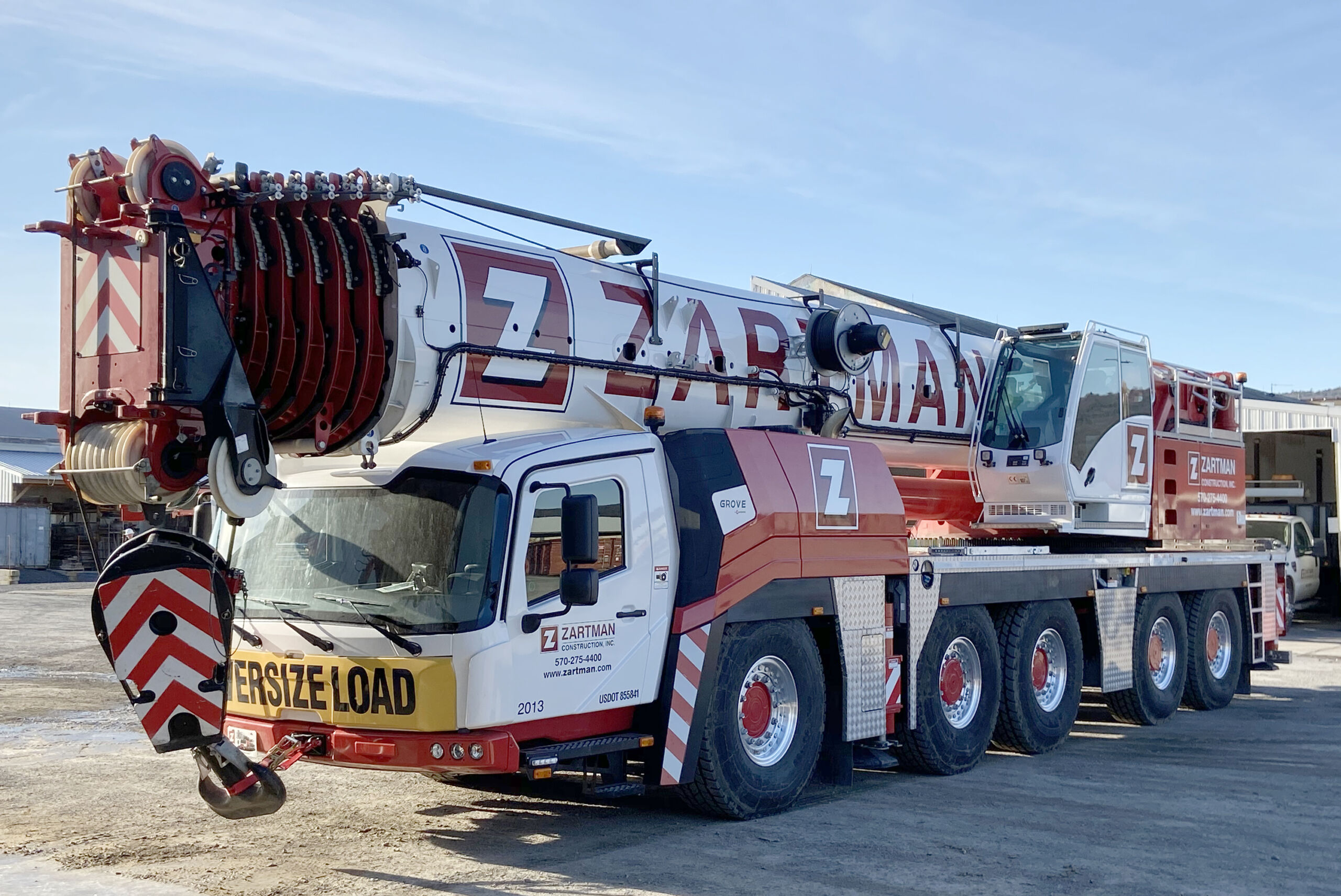 300 Ton All Terrain Crane | Zartman Construction, Inc.