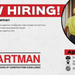 Now Hiring Foreman