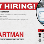 Now Hiring Metal Building Assembler