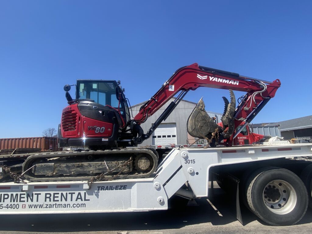 Yanmar ViO80 mini excavator